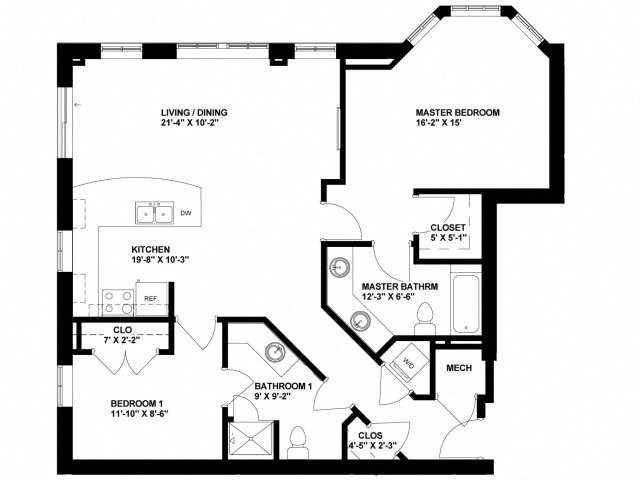 Montgomery highpoint, columbus commons, downtown columbus, downtown apartments
